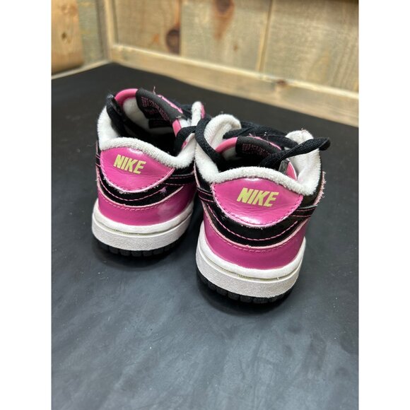 Rare 2010 Nike Baby Girls Lil Dunk Low 311533-106 Pink Size 6.5C - Picture 4 of 8
